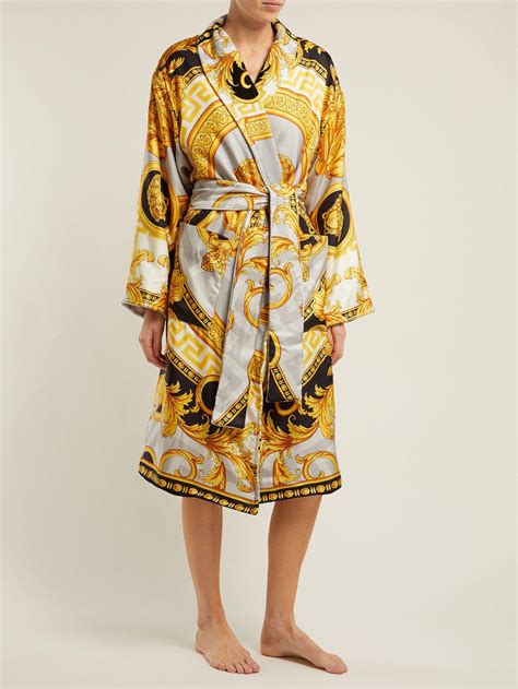 golden versace robe|versace personalized robe.